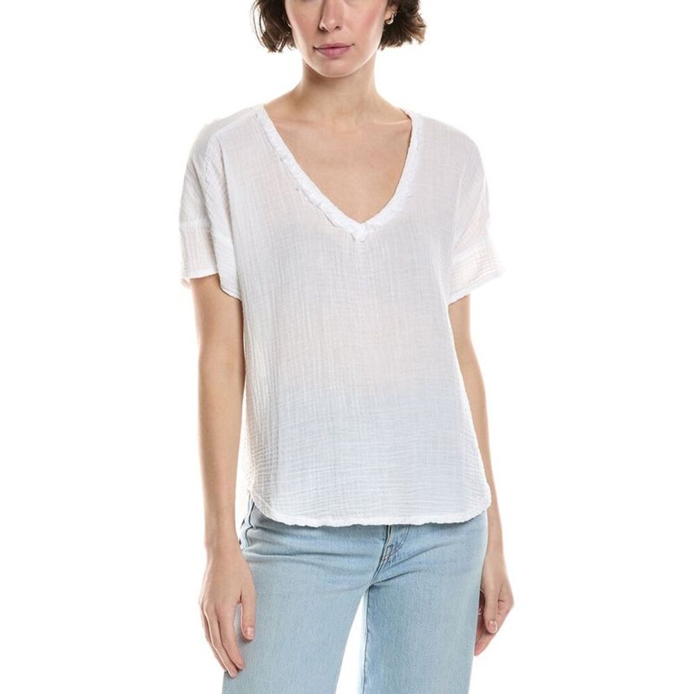 Michael Stars White Short Sleeve Tee
